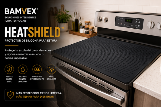 HeatShield™ | Protector de Silicona para Estufa