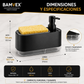 CleanFlow™ | Dispensador de Jabón con Soporte para Esponja